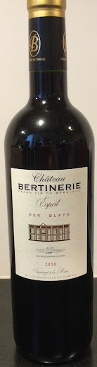 Côtes de Bordeaux BLAYE, Esprit Pur Blaye (Château Bertinerie) 2018
